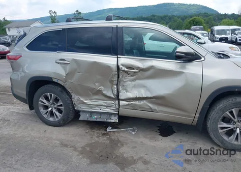 2015 Toyota Highlander Xle V6 из США, поврежденный, VIN 5TDJKRFH4FS093904